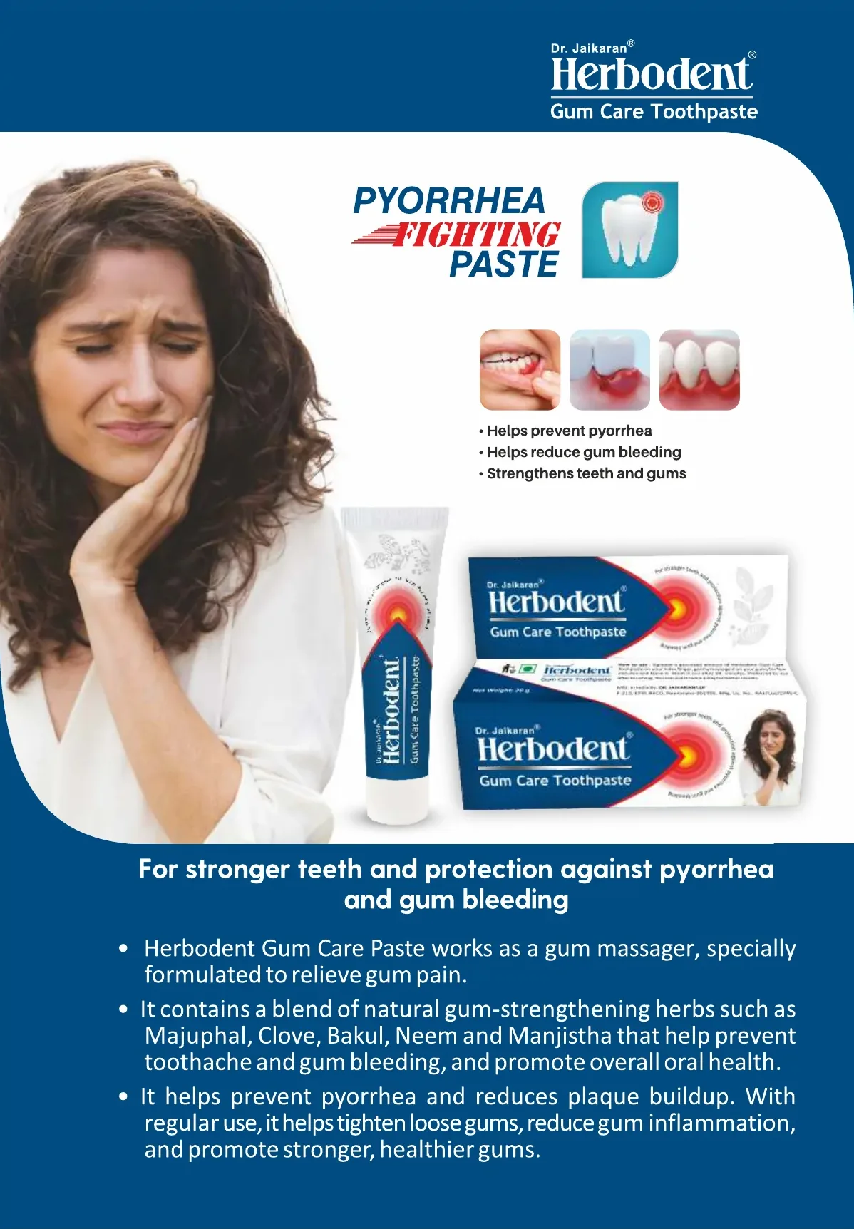 Herbodent Gum Care herbal toothpaste